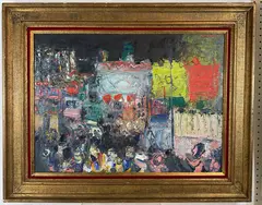 Untitled by Alain Mathiot, Oil on canvas, sold May 2025