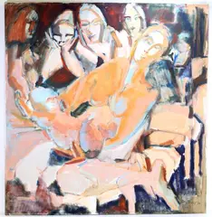 Untitled by Michael Rogovsky, Oil on canvas, sold May 2025