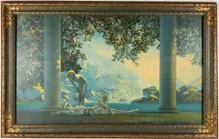 Daybreak by Maxfield Parrish, Lithograph print of Parrish's "Daybreak", sold May 2025