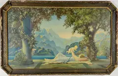 Mother and Child by Robert Atkinson Fox, Lithograph print of Atkinson's "Mother and Child", sold May 2025