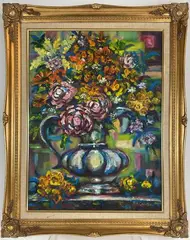 Untitled by Daniel M. Cavello, Oil on canvas, sold May 2025