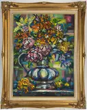 Untitled by Daniel M. Cavello, Oil on canvas, sold May 2025