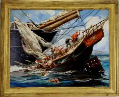 Untitled by Anton Otto Fischer, Oil on canvas, sold Jun 2025