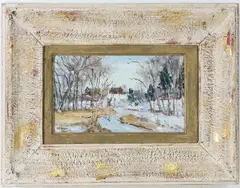 Branch Creek by Walter Emerson Baum, Oil on board, sold Jun 2025