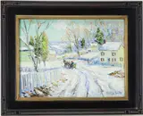 Untitled by Christopher G. Willett, Oil on board, sold Jun 2025