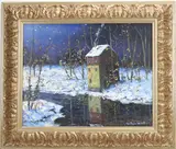 Untitled by Christopher G. Willett, Oil on board, sold Jun 2025