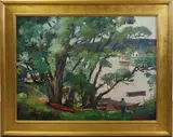 Untitled by Donald Blagge Barton, Oil on canvas, sold Jun 2025