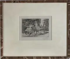 Untitled by John Sloan, Etching, sold Jun 2025