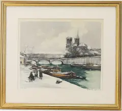 Untitled by Charles Blondin, Lithograph, sold Jun 2025
