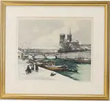 Untitled by Charles Blondin, Lithograph, sold Jun 2025