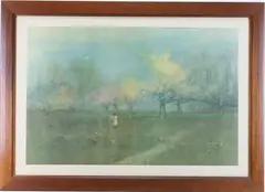 Spring Blossoms by George Inness, Lithograph print of painting "Spring Blossoms", sold Jun 2025