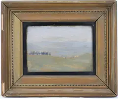 Untitled by Ugo Capocchini, Oil on board, sold Jun 2025