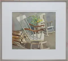 Untitled by Mary Whyte, Watercolor, sold Jul 2025