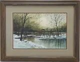 Untitled by Edward Scirrotto, Watercolor/gouache, sold Jul 2025