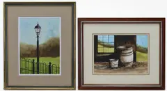 Untitled by Edward Scirrotto, Watercolors (2), sold Jul 2025
