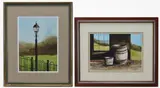 Untitled by Edward Scirrotto, Watercolors (2), sold Jul 2025