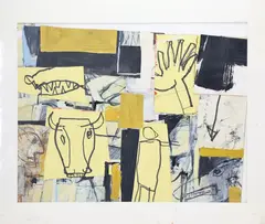 Groups by Louis Tavelli, Mixed media/collage, sold Jul 2025