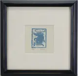Dad by Helen K Siegl, Woodblock print "Dad", sold Jul 2025