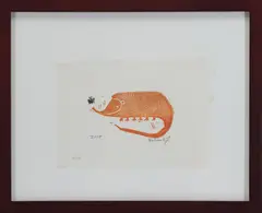 ZIIP by Helen K Siegl, Woodblock print, sold Jul 2025