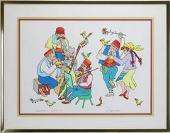 Untitled by Jovan Obican, Lithograph, sold Aug 2025
