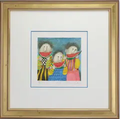 July by Graciela Rodo Boulanger, Lithograph, sold Aug 2025