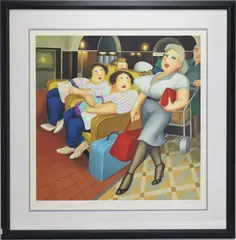 Twins by Beryl Cook, Lithograph, sold Aug 2025