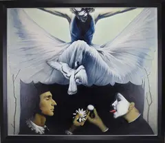 Presentation by Sergei Goncharenko, Oil on canvas "Presentation", sold Aug 2025
