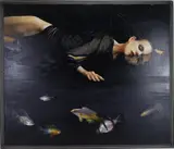 Ophelia by Sergei Goncharenko, Oil on canvas, sold Aug 2025