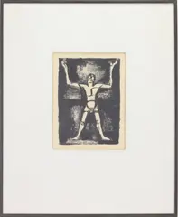 Circus Juggler by Georges Rouault, Woodblock print, sold Aug 2025