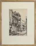 New Orleans, by Earl "Bill" Earle Horter, Engraving, sold Aug 2025