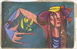 Untitled by Richard Rogers, Oil on unstretched canvas, sold Aug 2025
