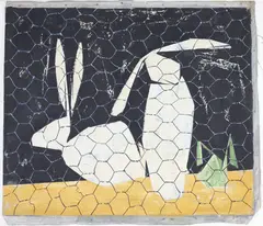 Untitled by Richard Rogers, Oil on unstretched canvas, sold Aug 2025