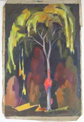 Untitled by Richard Rogers, Oil on unstretched canvas, sold Aug 2025