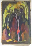 Untitled by Richard Rogers, Oil on unstretched canvas, sold Aug 2025