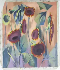 Untitled by Richard Rogers, Oil on unstretched canvas, sold Aug 2025