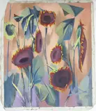 Untitled by Richard Rogers, Oil on unstretched canvas, sold Aug 2025