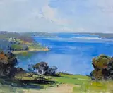Harbour Headland by Penleigh Boyd, 1922, oil on board, sold Nov 2016