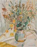 Wild Grasses by Grace Cossington Smith, c.1936, oil on board, sold Nov 2016
