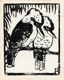 Kookaburras by Margaret Preston, c.1923, Edition: edition of 50, sold Nov 2016
