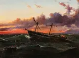 Queen Of The South, Off Bruny Island, Tasmania by Haughton Forrest, oil on board, offered Nov 2016