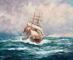 Torrens by John Charles Allcot, oil on canvas board, sold Nov 2016
