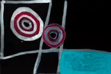 Untitled by Paddy Bedford, 2003, gouache on crescent board, sold Nov 2016