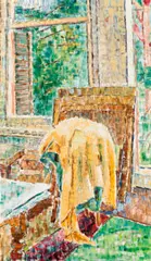 Drapery In The Studio by Grace Cossington Smith, 1960, oil on board, sold Sep 2016