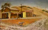 Paringa by Jeffrey Smart, 1951, oil on canvas, offered Sep 2016
