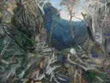 Morning Tallanbanna by William Robinson, 1998, oil on linen, sold Sep 2016