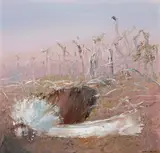 Bride In Landscape by Arthur Boyd, c.1967, oil on canvas, sold Sep 2016