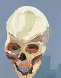 Skull by Ben Quilty, 2009, oil on canvas, sold Sep 2016