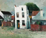 The White House, Paddington by Sali Herman, 1964, oil on board, sold Sep 2016