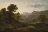 View At Matlock, Derbyshire by John Glover, c.1820s, oil on canvas, sold Sep 2016