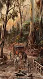 Broken Bridge by James Alfred Turner, 1892, oil on canvas, sold Sep 2016